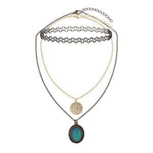 Topshop Moodstone, Charm and tattoo chockers pack