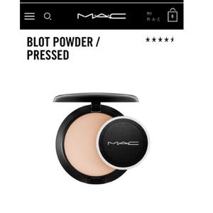 MAC blot pressed powder in the shade medium dark