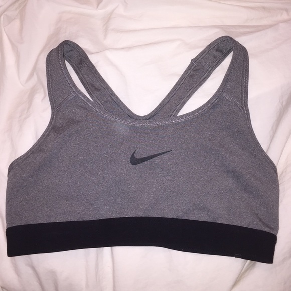 Grey Nike Sports Bra