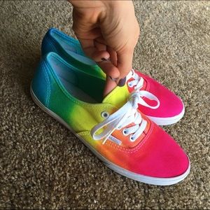 Custom Tie Dye Vans