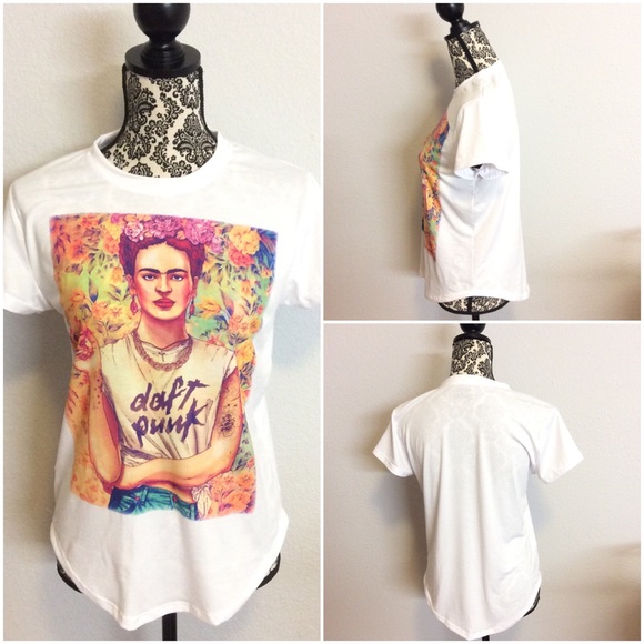 🔴SOLD OUT🔴Daft Punk Frida tee - Picture 2 of 4