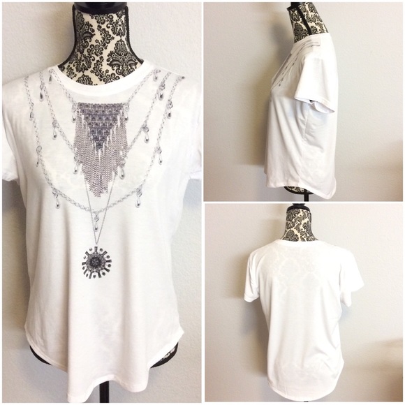 Chic statement printed necklace - Picture 2 of 4