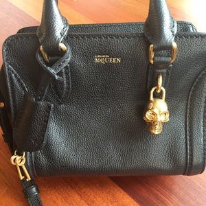 Alexander McQueen mini padlock cross body bag