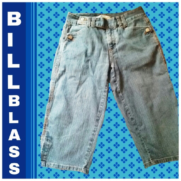 Bill Blass Stretch Capri's 4P~Vintage Denim/Jean Style