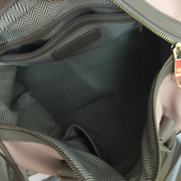 Steve Madden Medium Blush Satchel Tote Bag Purse - Picture 4 of 4