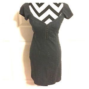 Free people stretch eyelet bodycon