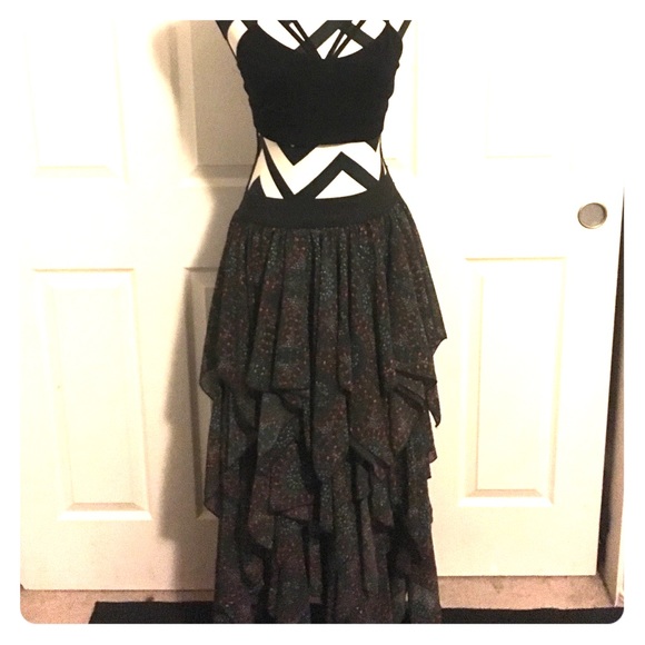 Free people maxi skirt