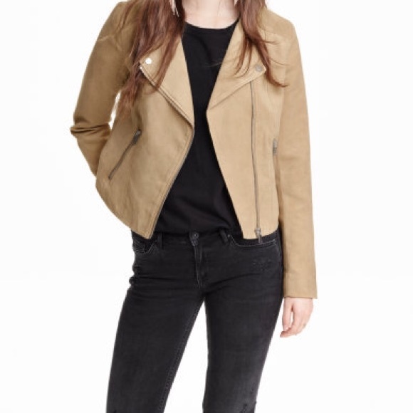 Biker Jacket - Beige