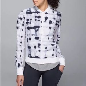 Lululemon Noir Jacket II Ghost Weave White
