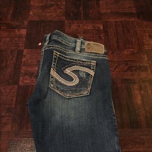 Silver jeans