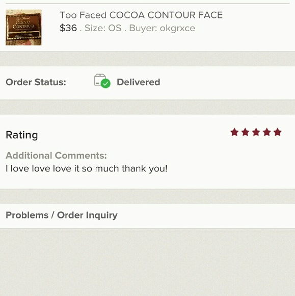 Feedback from Buyer's
