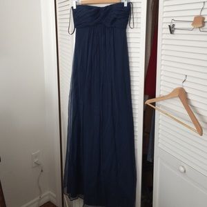 Silk chiffon gown