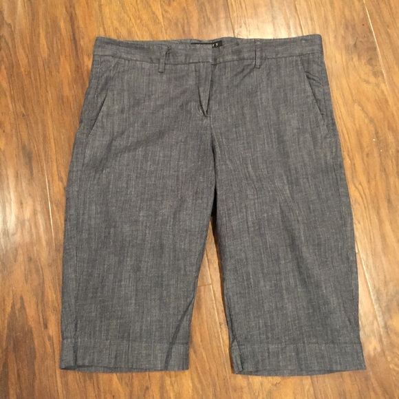 Theory Chambray Bermuda Shorts - size 8