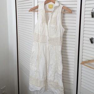 Maeve Swiss dot shirt dress