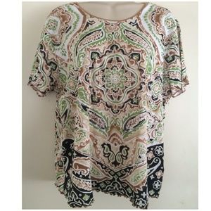 Pretty Bead Embellished Plus Size Top