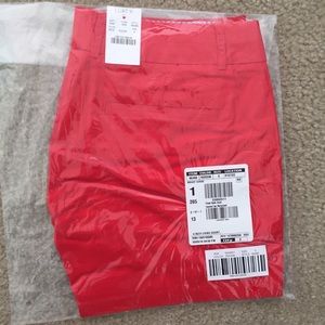 4 inch chino shorts in red
