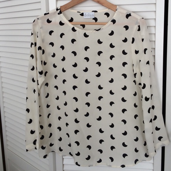 Dolan silk dot tee