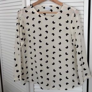 Dolan silk dot tee