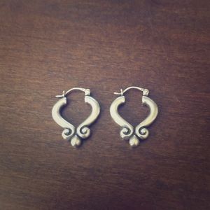 James Avery Scrolled Ear Posts