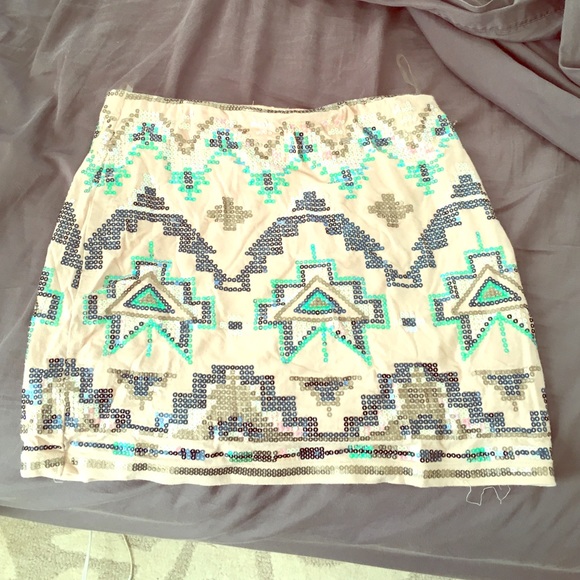 Sequin Skirt from Tobi