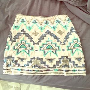 Sequin Skirt from Tobi