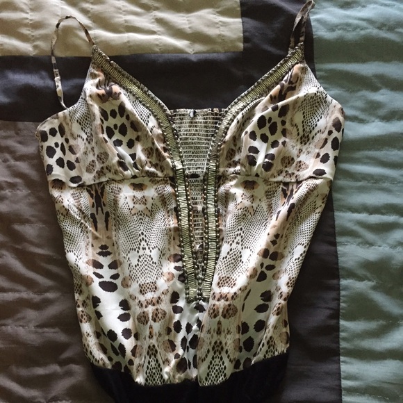 bebe low cut bodysuit