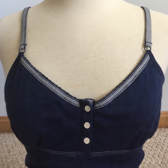 24 HOUR SALE! Dark Blue Tank Top - Picture 2 of 4