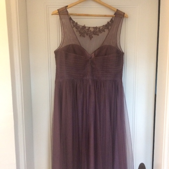 BHLDN Chloe Dress - Soft Plum - Size 14 - Picture 2 of 4
