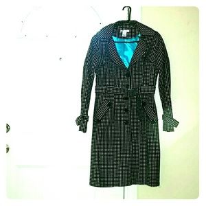 POLKA DOT TRENCH COAT