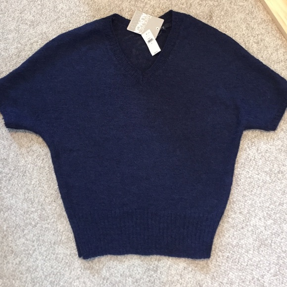 Gap NWT Sz Sm Navy Sweater - Alpaca