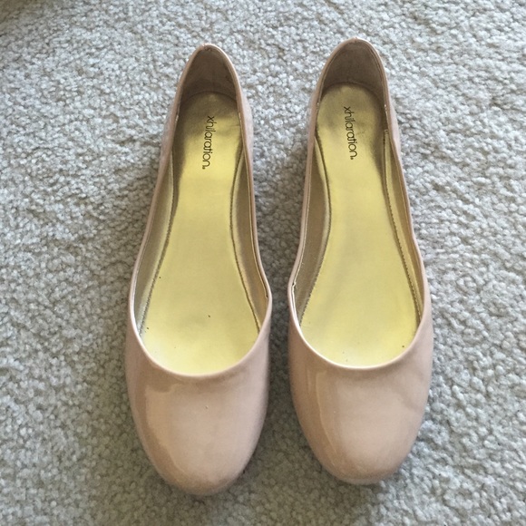 Nude Patent Flats - Xhiliration