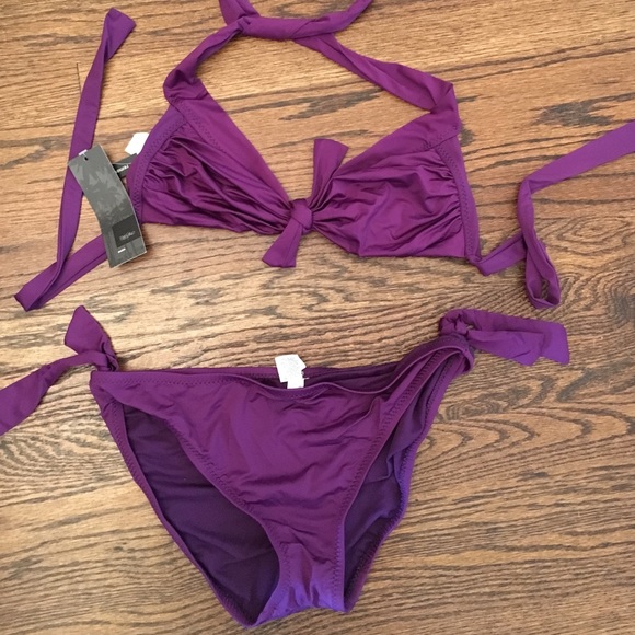 Mossimo Eggplant Bikini swim