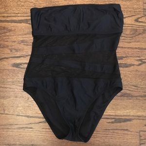 Mossimo one-piece mesh swim suit