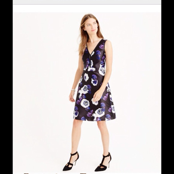 J. Crew Dresses & Skirts - J. Crew A-Line Dress in Violet Poppy