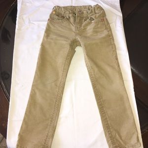 Pre owned boys beige true religion corduroy pants
