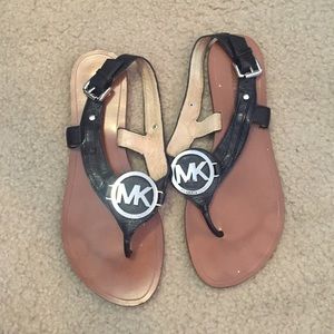 Michael kors black sandals