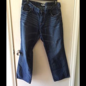 Plus size blue jeans