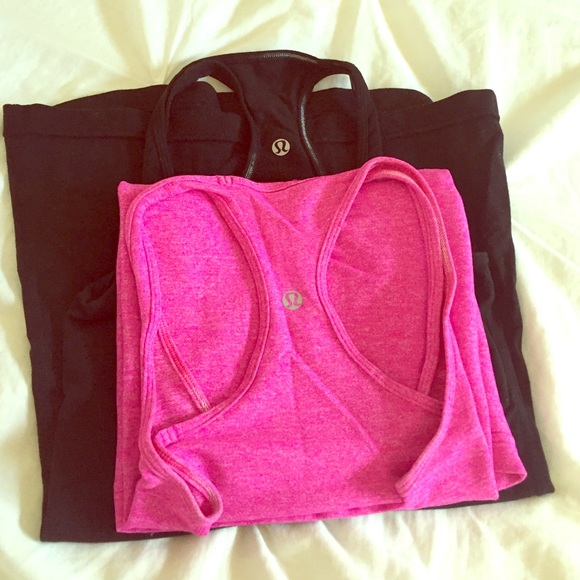 TWO Lululemon cool racerback tanks