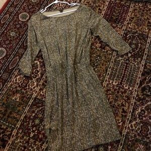 Ann Taylor Printed Dress