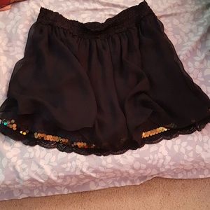 Free People black skirt