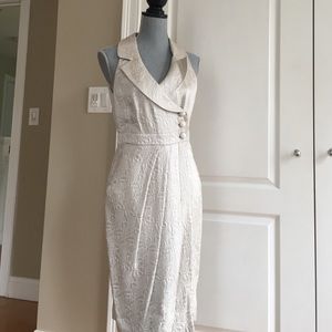 Armani Collezioni brocade wrap dress