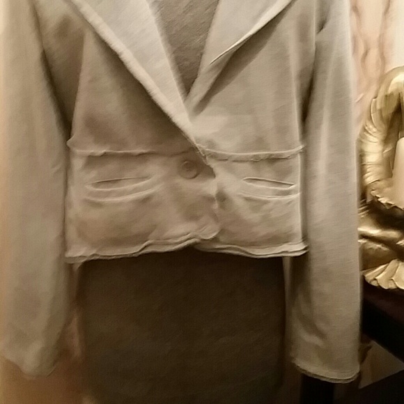 FREE PEOPLE REMOVABLE HOOD HIGH-LOW BLAZER - Picture 2 of 4