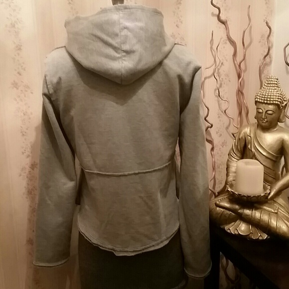 FREE PEOPLE REMOVABLE HOOD HIGH-LOW BLAZER - Picture 3 of 4