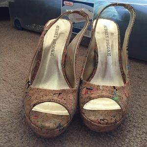 Cute cork heels!