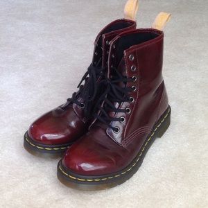 Doc Martens - cherry red excellent shape sz 7