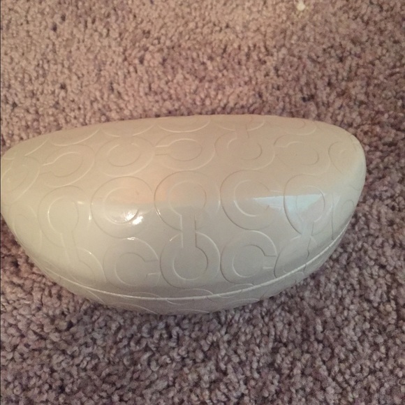 Coach eye glass case