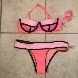 Victoria's Secret Flirt Bandeau Swim Suit