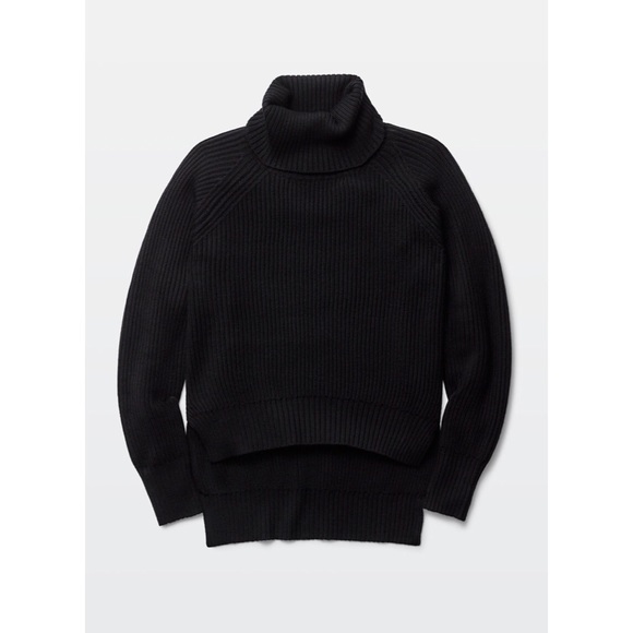 Aritzia Wilfred Free Turtleneck Grey Lin Sweater - Picture 4 of 4