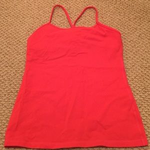 Gently worn Lululemon yoga tank - size 10