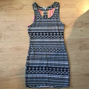 Tribal b/w dress
